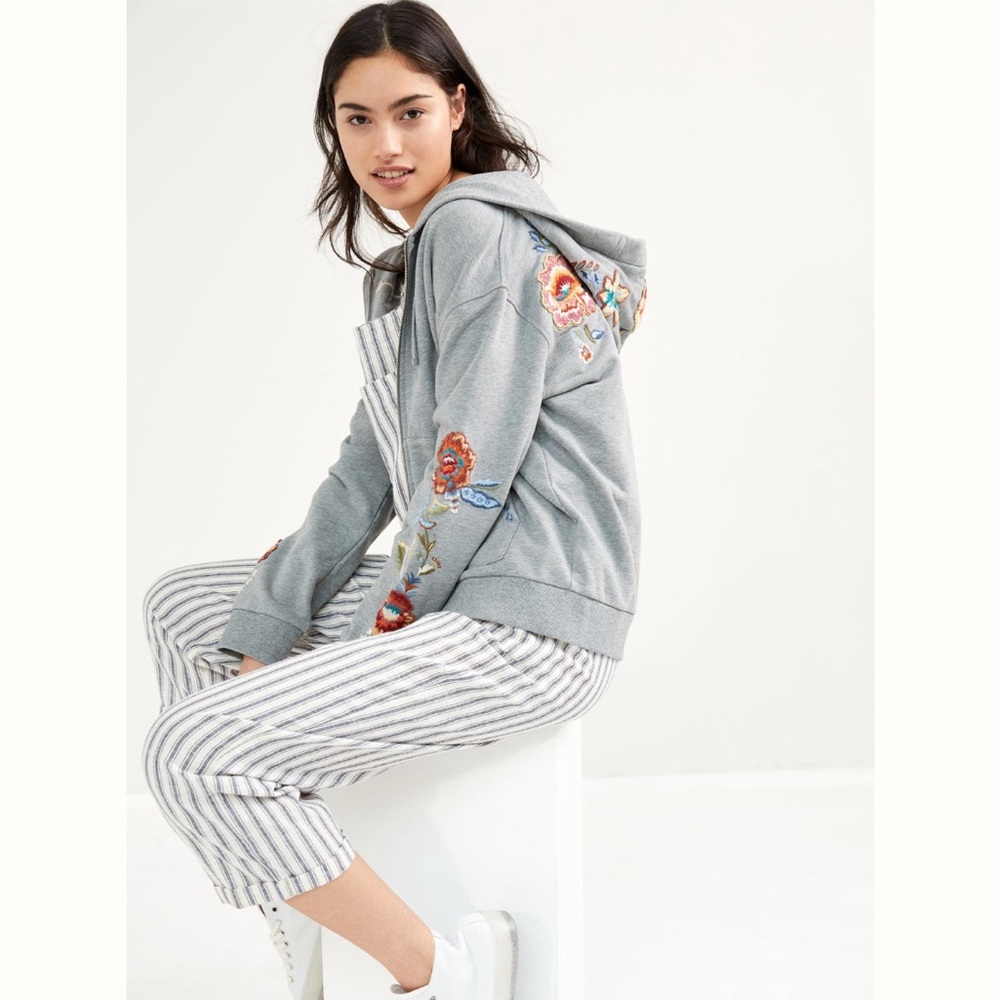 Driftwood Sweater “Teddy Hoodie” (grey)